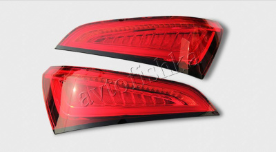 Audi Q5 (08-17) задние фонари (стопы) диодные от рестайлинга
